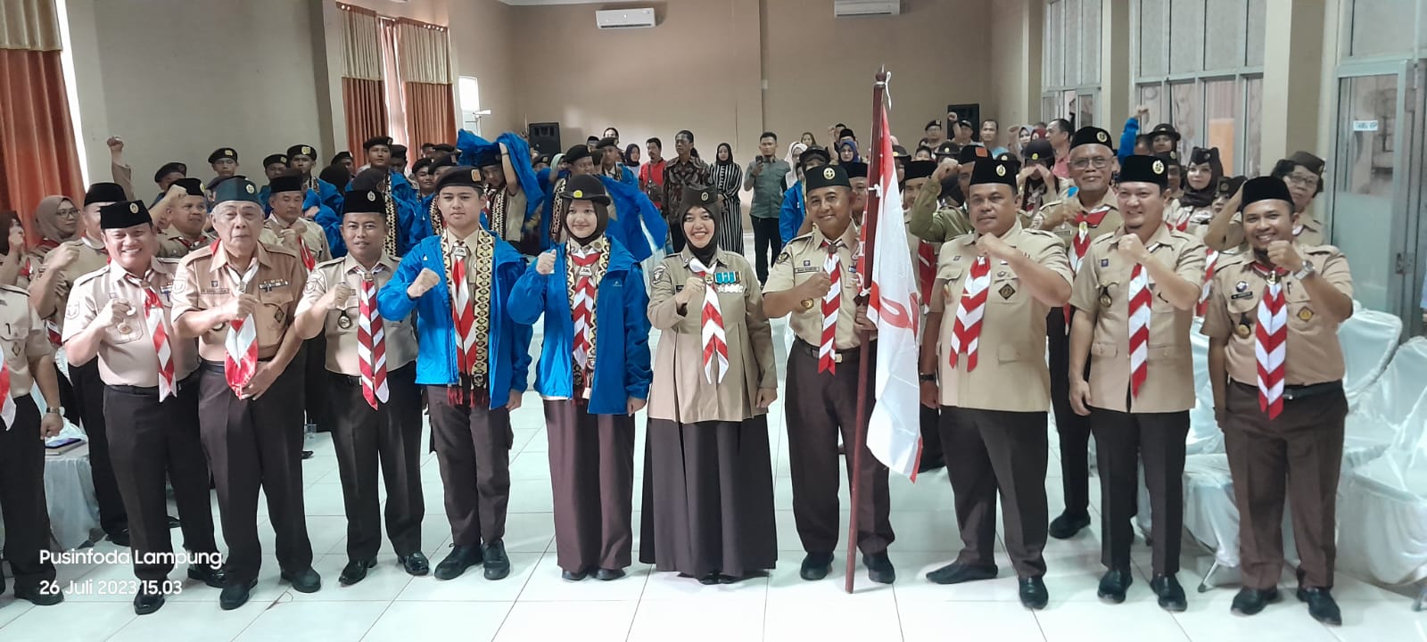 Ikuti Jambore Dunia di Korsel, Ini Pesan Ketua Kwarda Lampung Kak Chusnunia