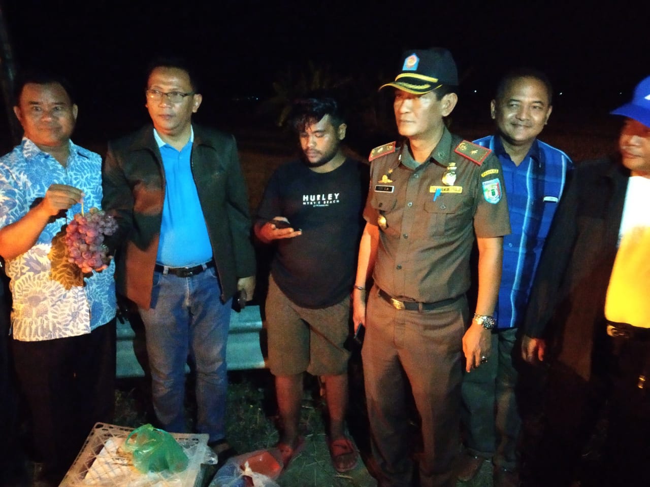 Anggur Mengandung  Formalin di Rest Area Gadingrejo.