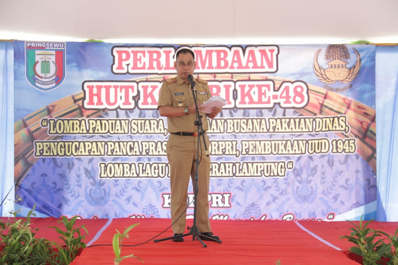 Peringati HUT Korpri, Pemkab Pringsewu Gelar Berbagai Lomba