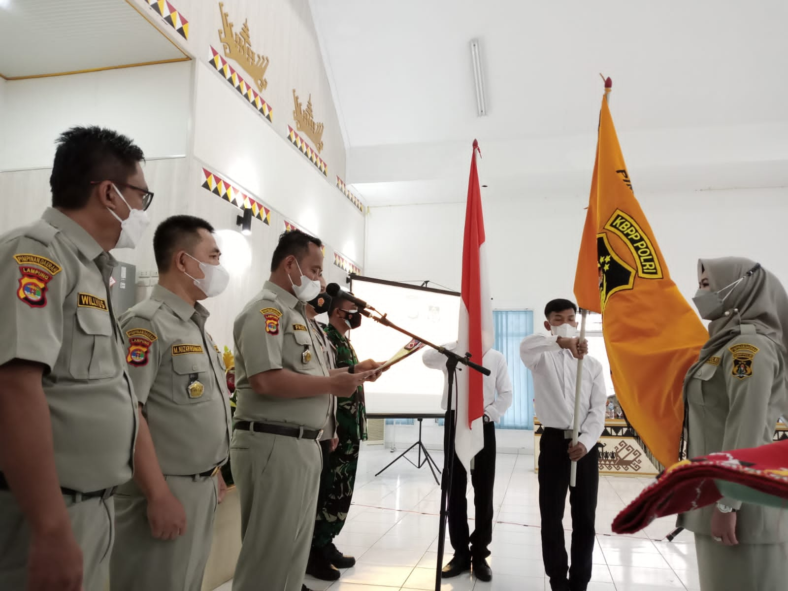 Fauzi Lantik Dewi Handajani Jadi Ketua KBPP Polri Tanggamus