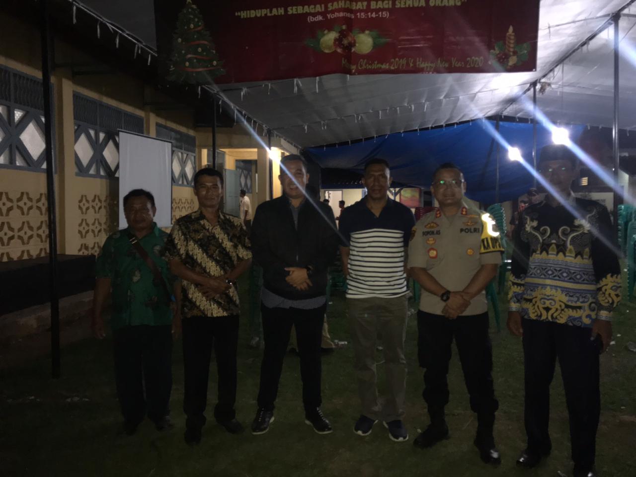 Kapolres dan Bupati Pesawaran Gelar Giat Patroli ke Gereja