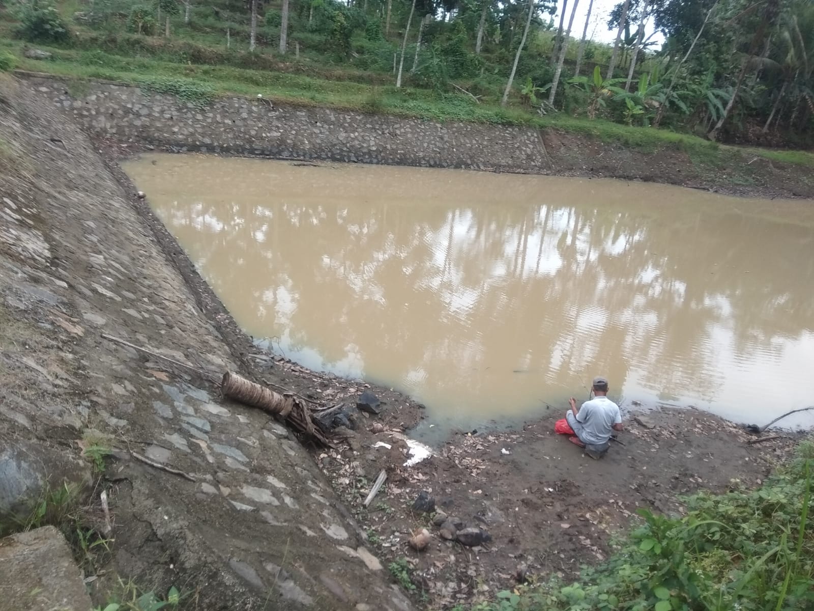 Proyek Embung Ratusan Juta Mangkrak, Petani Desa Gumukrejo Pringsewu Kecewa