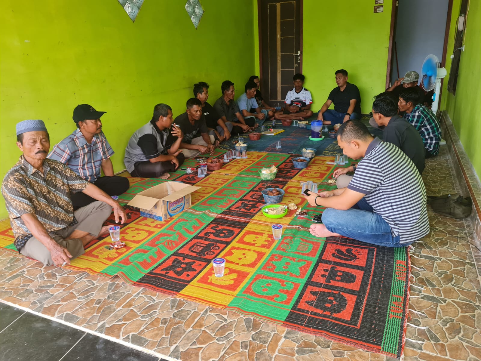 Jelang Pencoblosan, Tomas Desa Duta Yosomulyo Tuba Himbau Jaga Kamtibmas