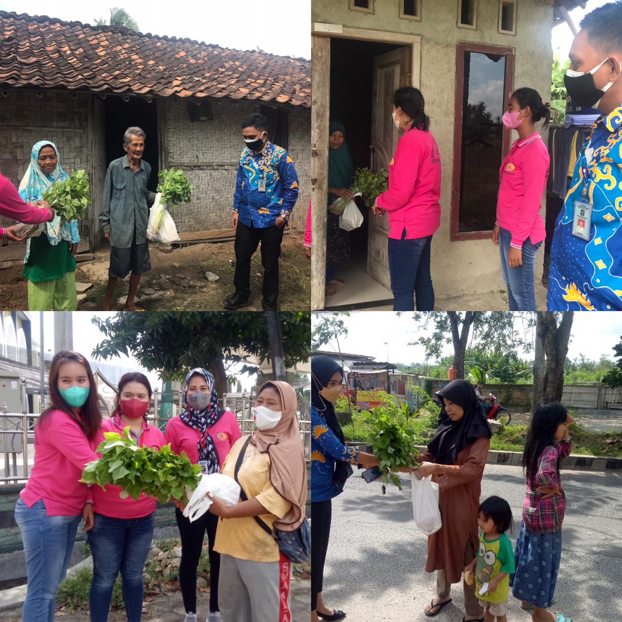 Agustus Berkah, Lapas Perempuan Kelas IIA Bandar Lampung, Bagikan Paket Sayuran SAE