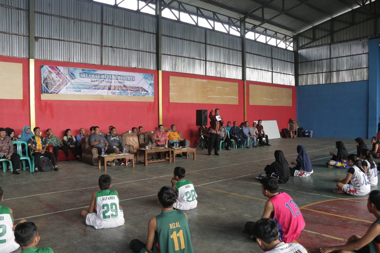 PERBASI Pringsewu Gelar Basketball Clinic