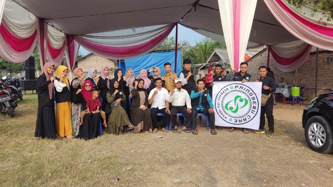 Komunitas Pringsewu Care Berikan Santunan Kepada Anak Yatim Piatu.