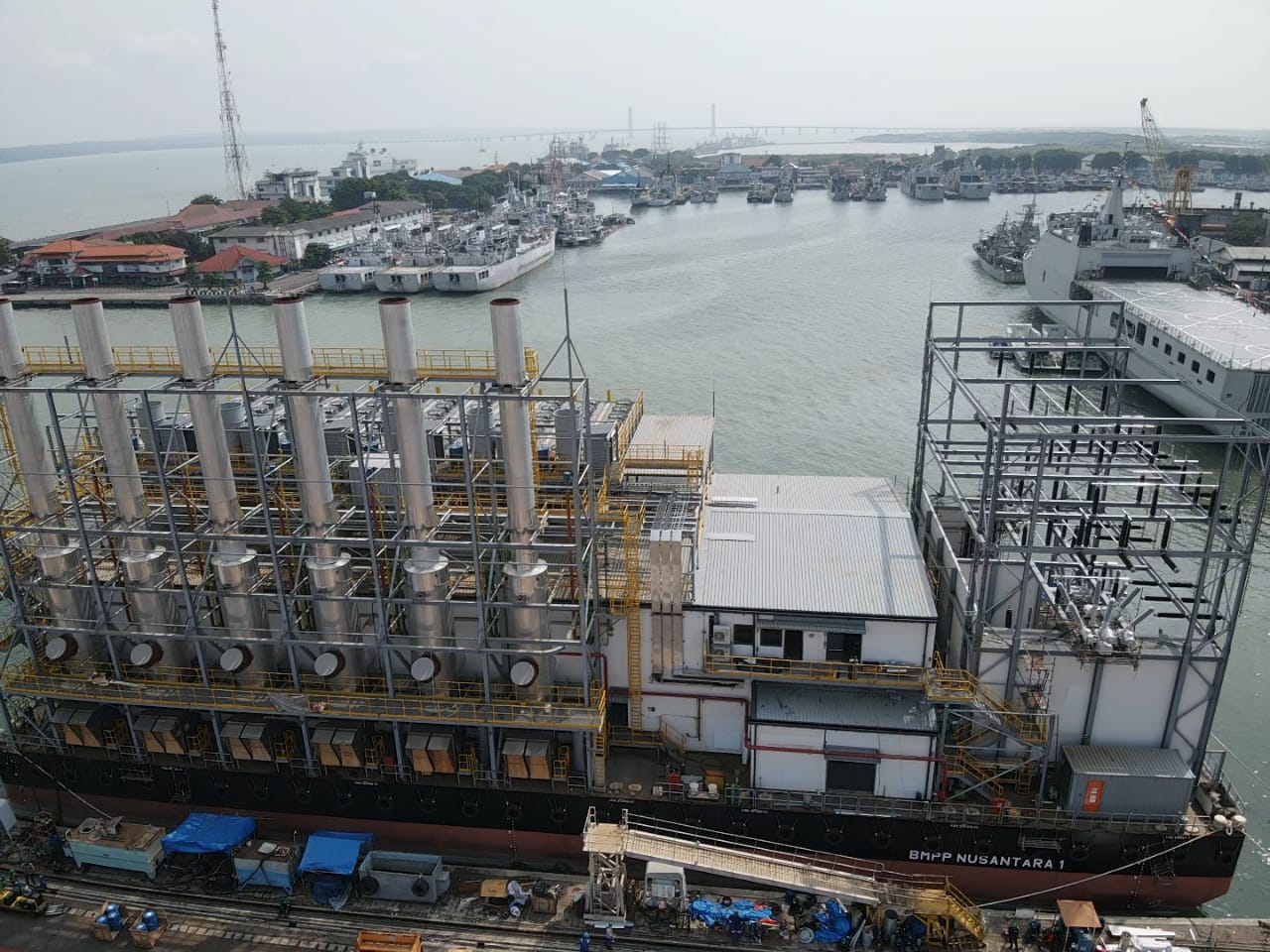 Sinergi BUMN, PLN dan PAL Luncurkan Pembangkit Listrik Kapal Modern Berdaya 60 MW.