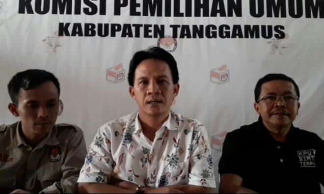 KPU Tanggamus Akan Buka Pendaftaran Bacaleg