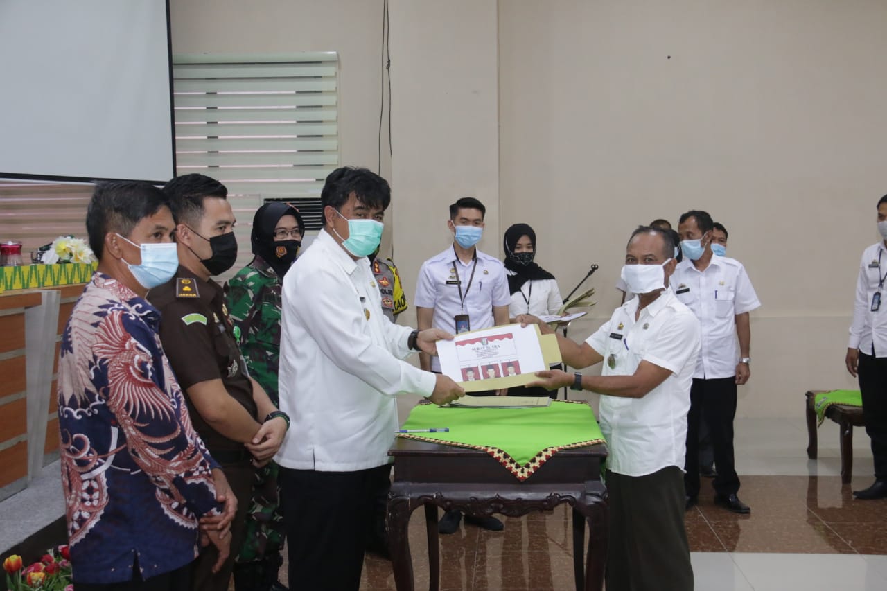 Pemkab Pringsewu Rapat Pembahasan Pemilihan Kepala Pekon