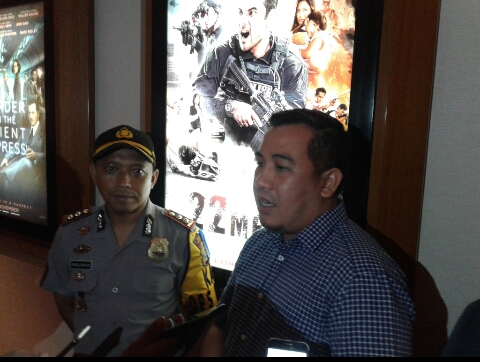 Polres Pesawaran Gelar Nobar Film 22 Menit