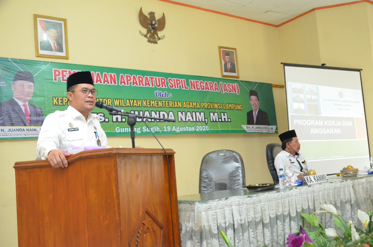 Kakanwil Kemenag Lampung Ajak ASN Kemenag.Terus Berprestasi dan Berinovasi