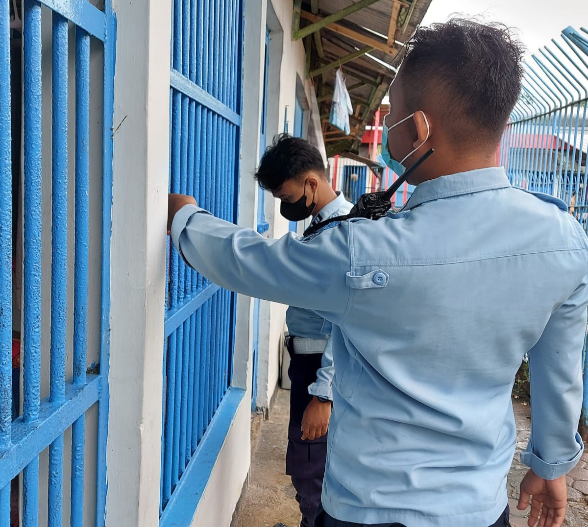 Antisipasi Gangguan Kamtib, Lapas Kota Agung Gelar Pemeriksaan Sarpras