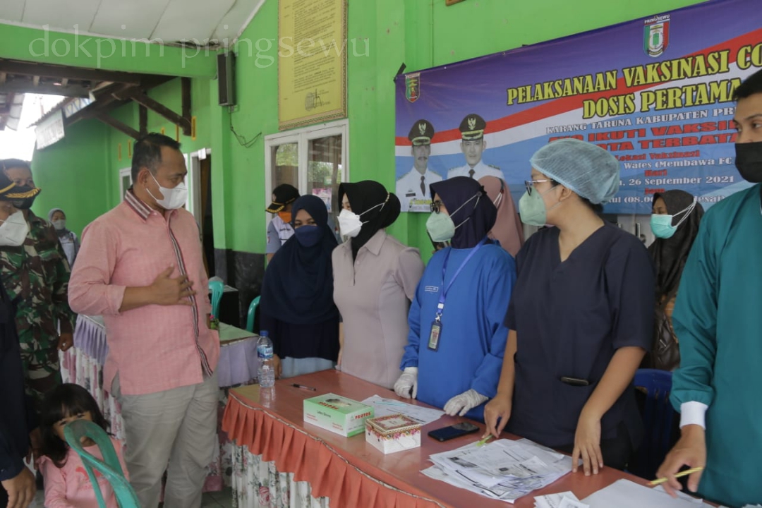 HUT ke-61, Karang Taruna Pringsewu Gelar Vaksinasi Covid-19