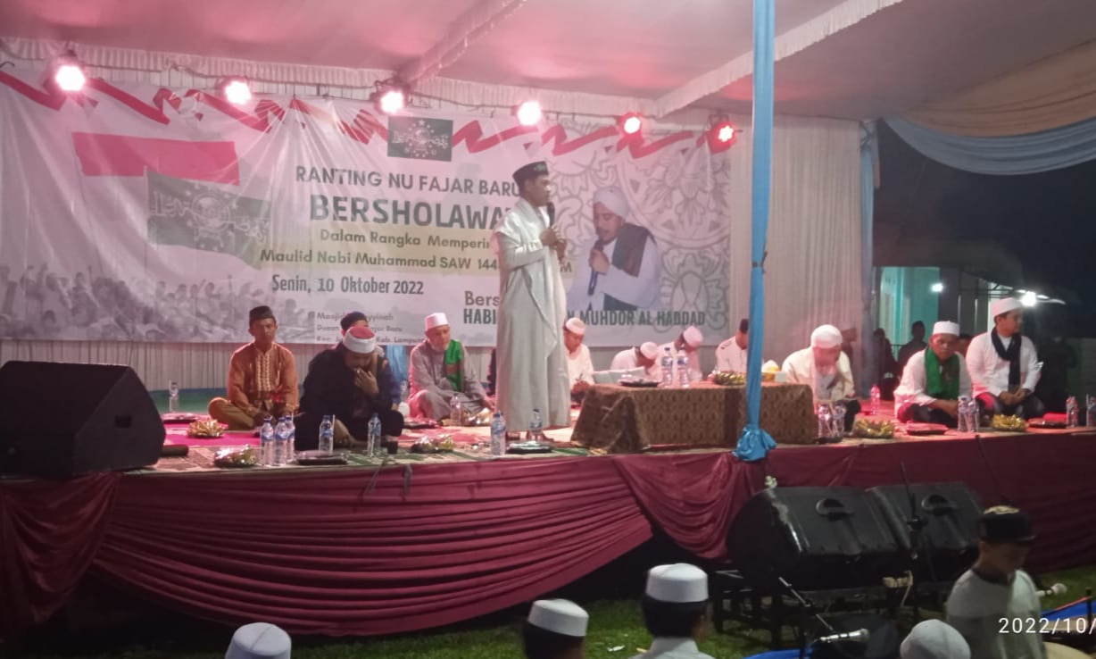 Desa Fajar Baru Jati Agung Gelar Peringatan Maulid Nabi dan Shalawat Bersama