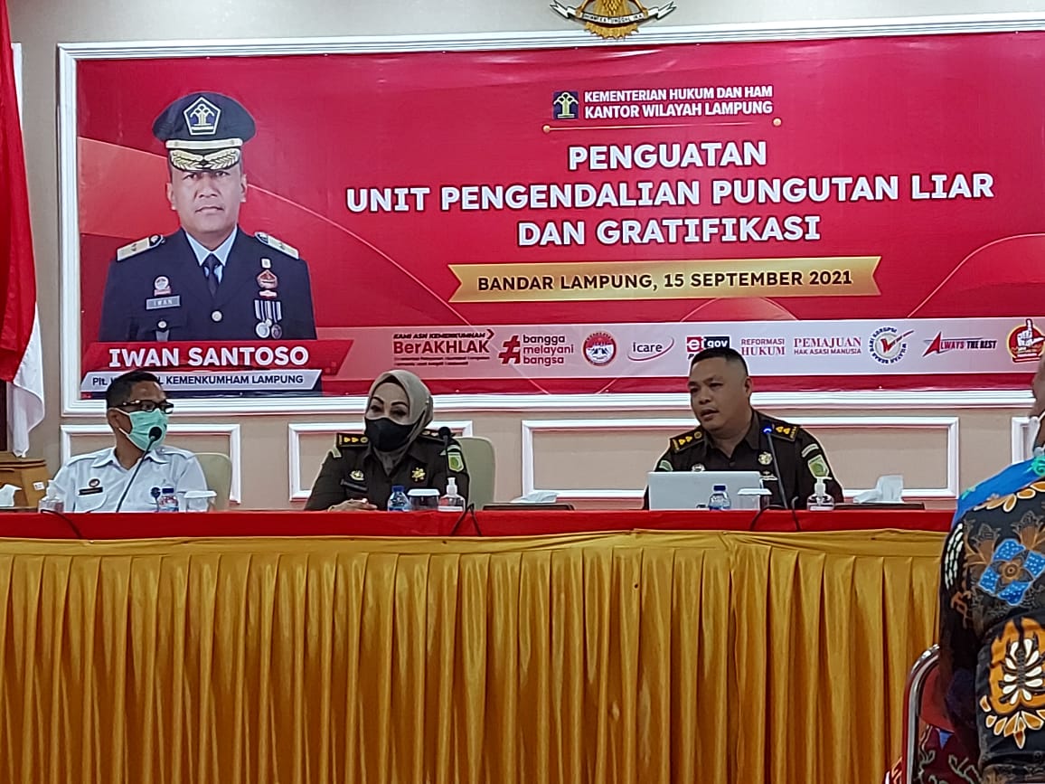 Petugas Rutan Kota Agung Ikuti Penguatan  Pengendalian Pungli dan Gratifikasi.