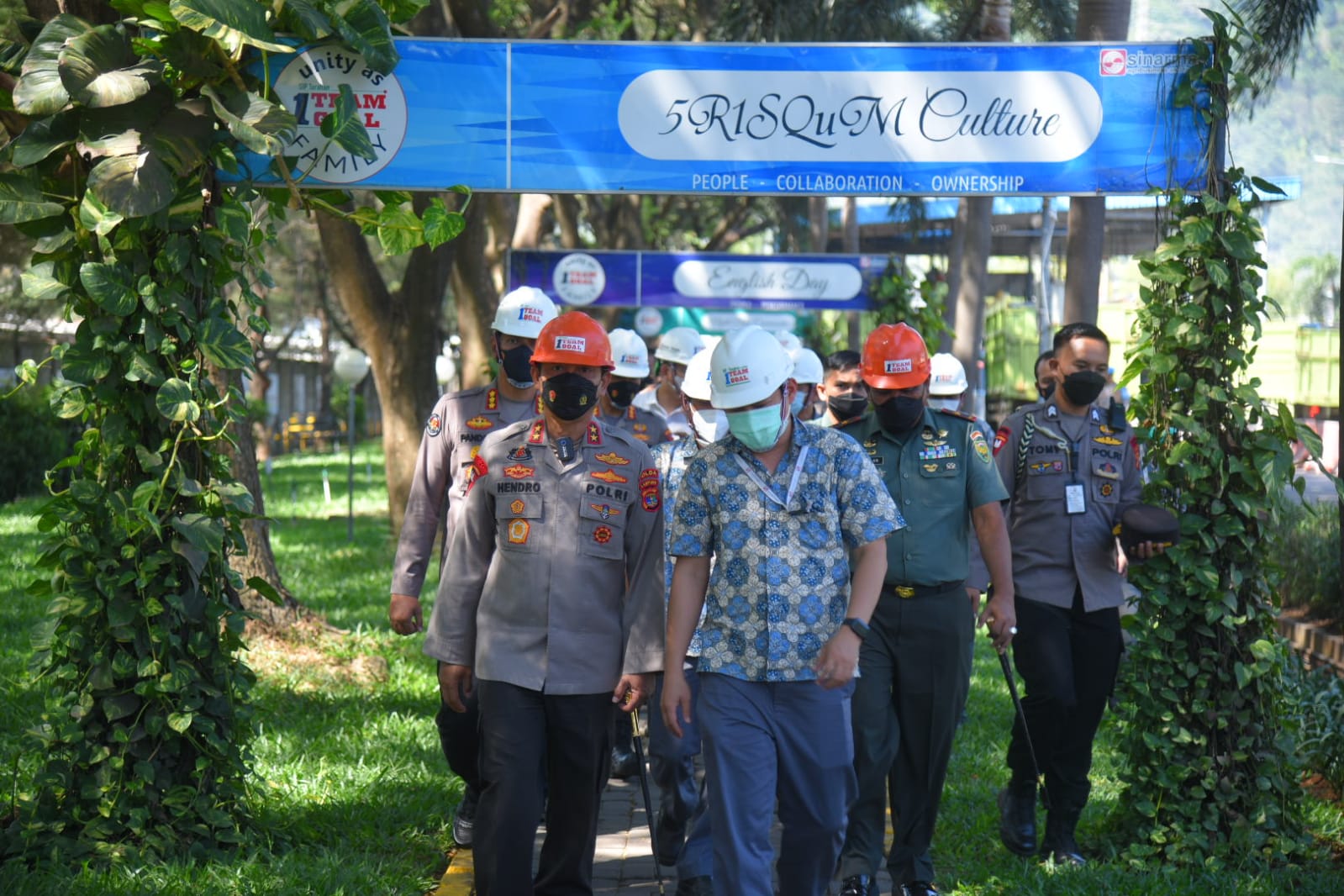 Kapolda Lampung Bersama Danrem Gatam Kunjungi PT. Sinar Mas