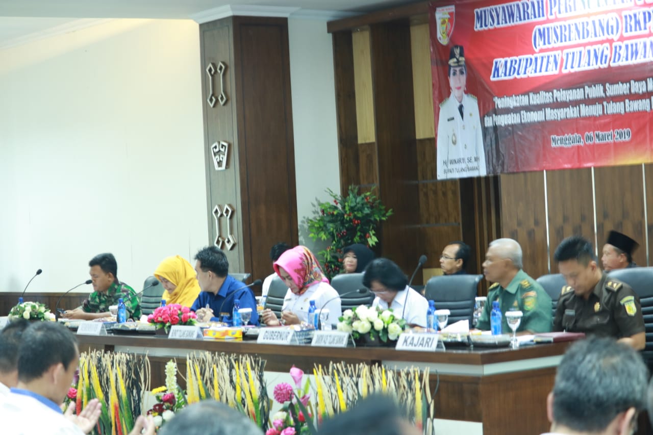 Bunda Winarti Buka Musrenbang RKPD Tahun 2019 Pemkab Tuba