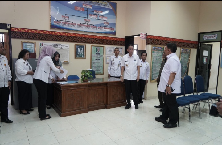 Pasca Cuti Bersama Idul Fitri, Pj. Bupati Pringsewu Gelar Sidak