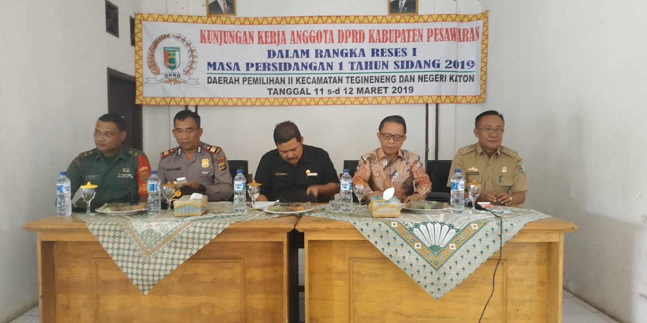 Anggota DPRD Pesawaran Dapil II Gelar Reses