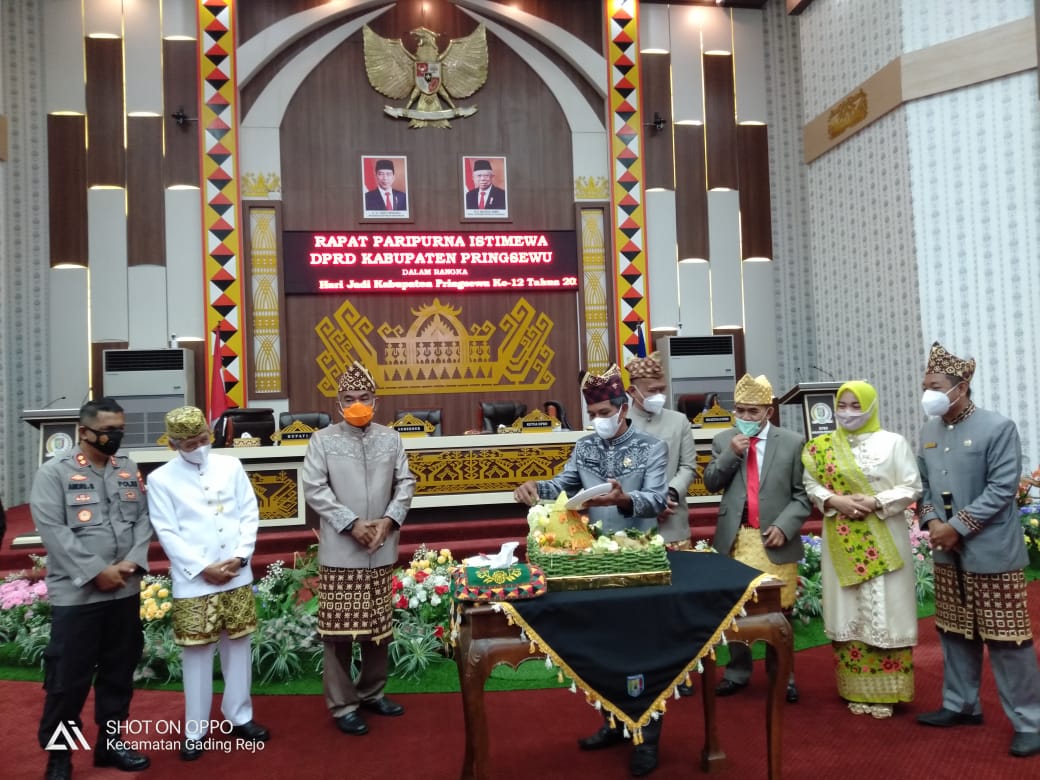 DPRD Pringsewu Gelar Paripurna Istimewa HUT Pemkab