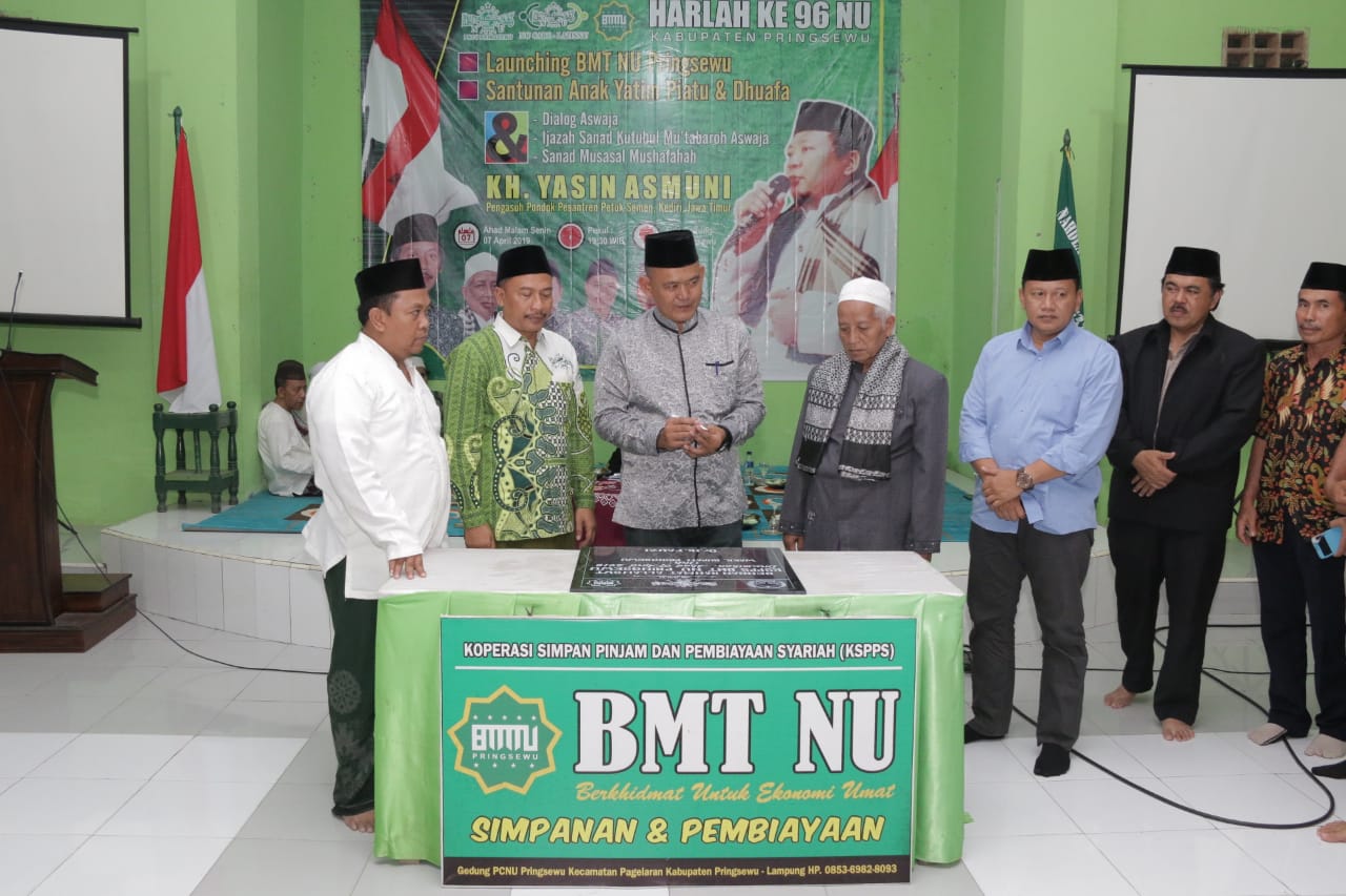 Puncak Peringatan Harlah ke-96, NU Pringsewu Launching BMT N