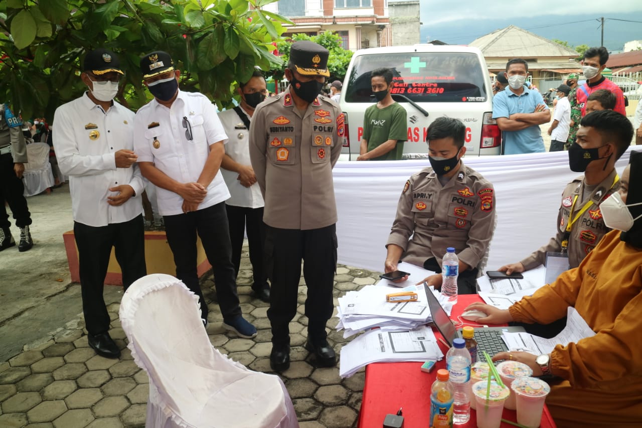 Kunjungan Wakapolda Lampung di Kabupaten Tanggamus