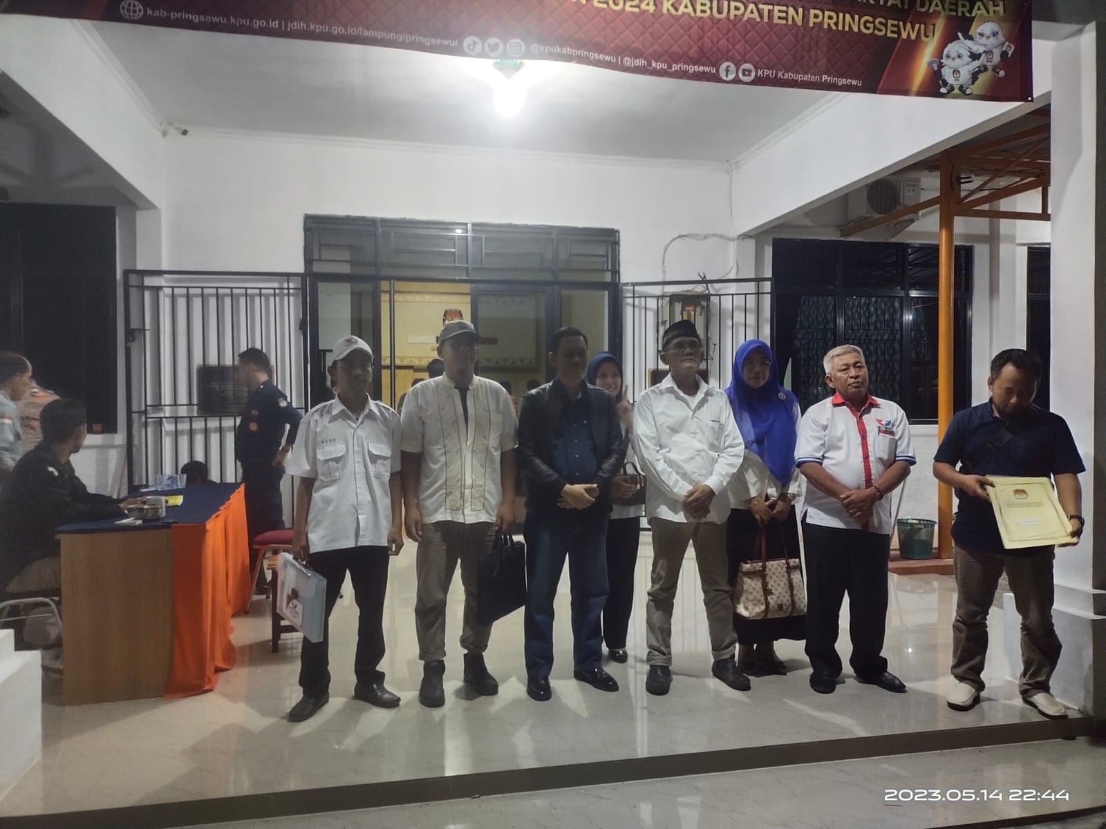 Partai Perindo Pringsewu Serahkan Berkas Bacaleg ke KPU