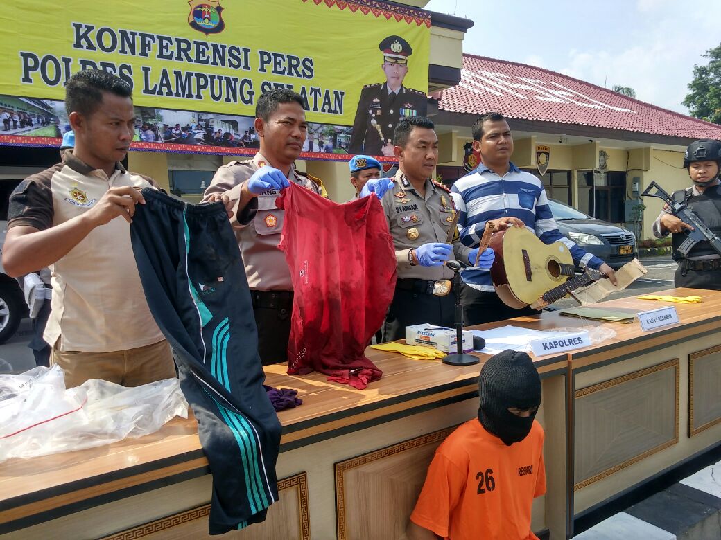 Dalam Empat Jam, Satreskrim Polres Lamsel Bekuk Pelaku Pembunuhan