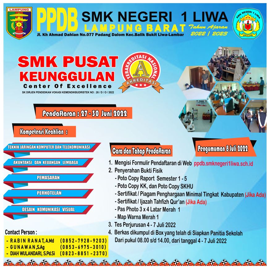 SMKN 1 Liwa Jadi SMK Pusat Unggulan