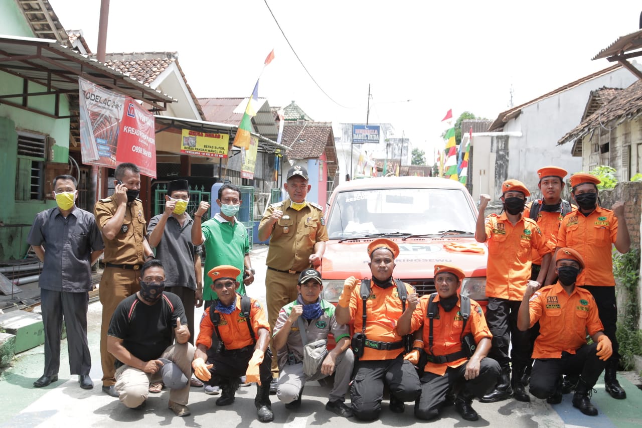 Antisipasi Corona, RAPI Wilayah XII Pringsewu Bakti Sosial Semprot Disinfektan