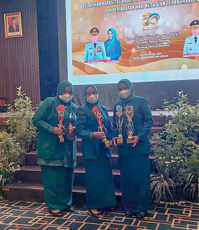 TP-PKK Asahan Raih 5 Penghargaan Lomba