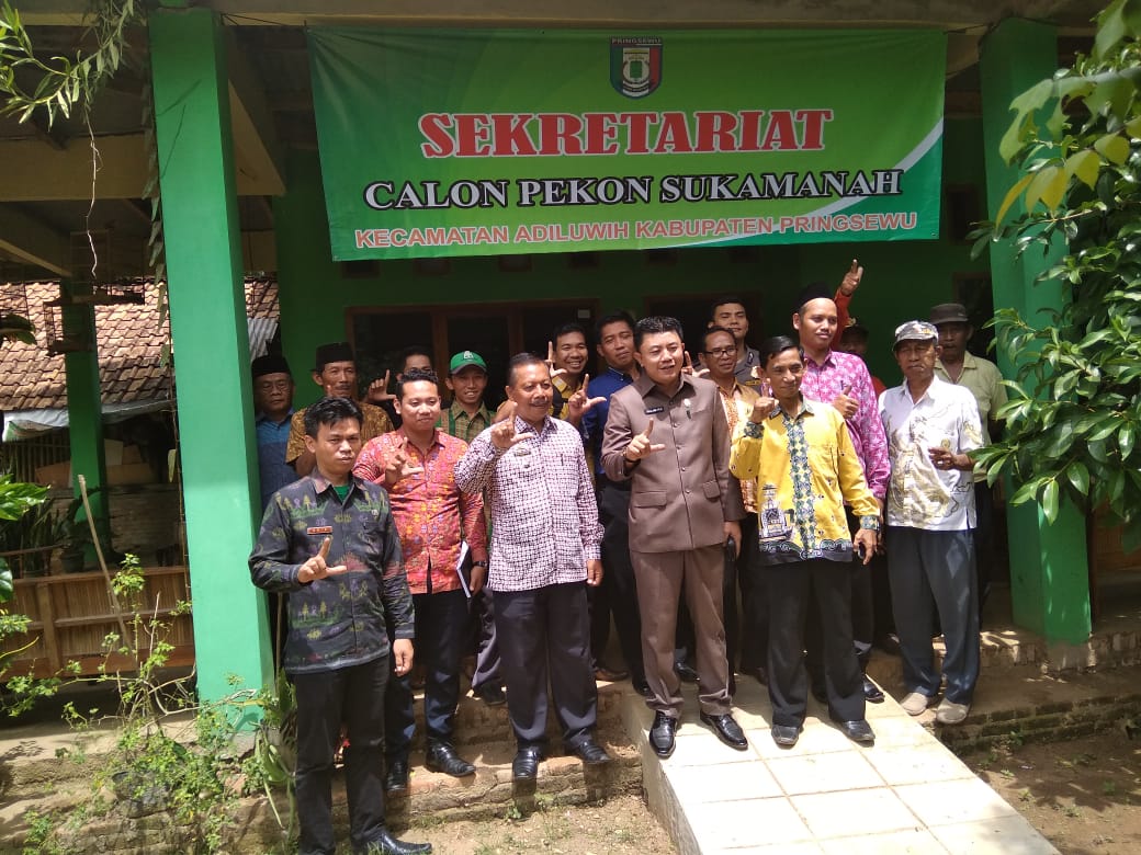 Tim VerifikasiPemekaran Pekon Kabupaten Pringsewu Kunjungi Bandungbaru.