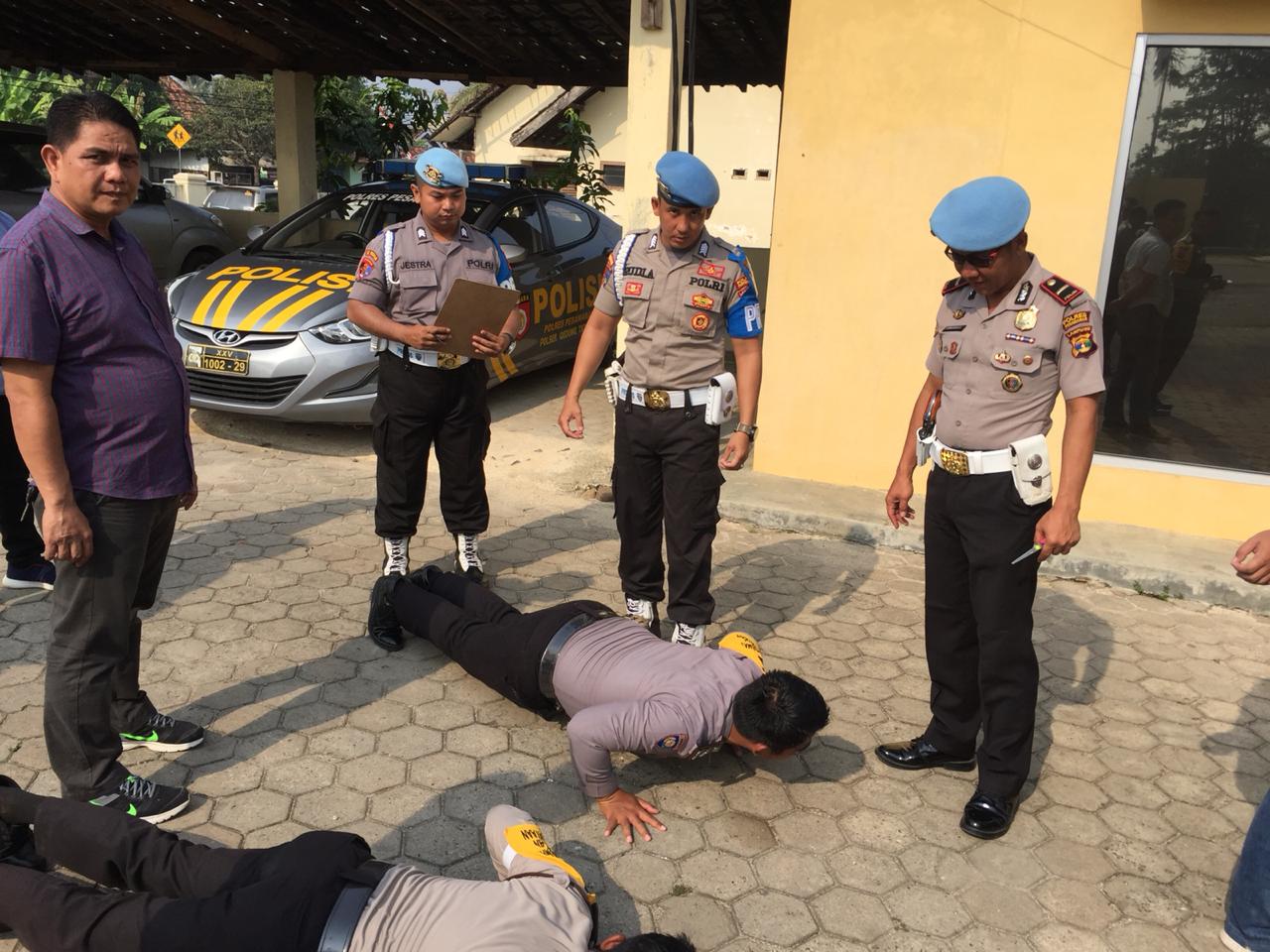 Propam Polres Pesawaran Gelar Giat Gaktibplin
