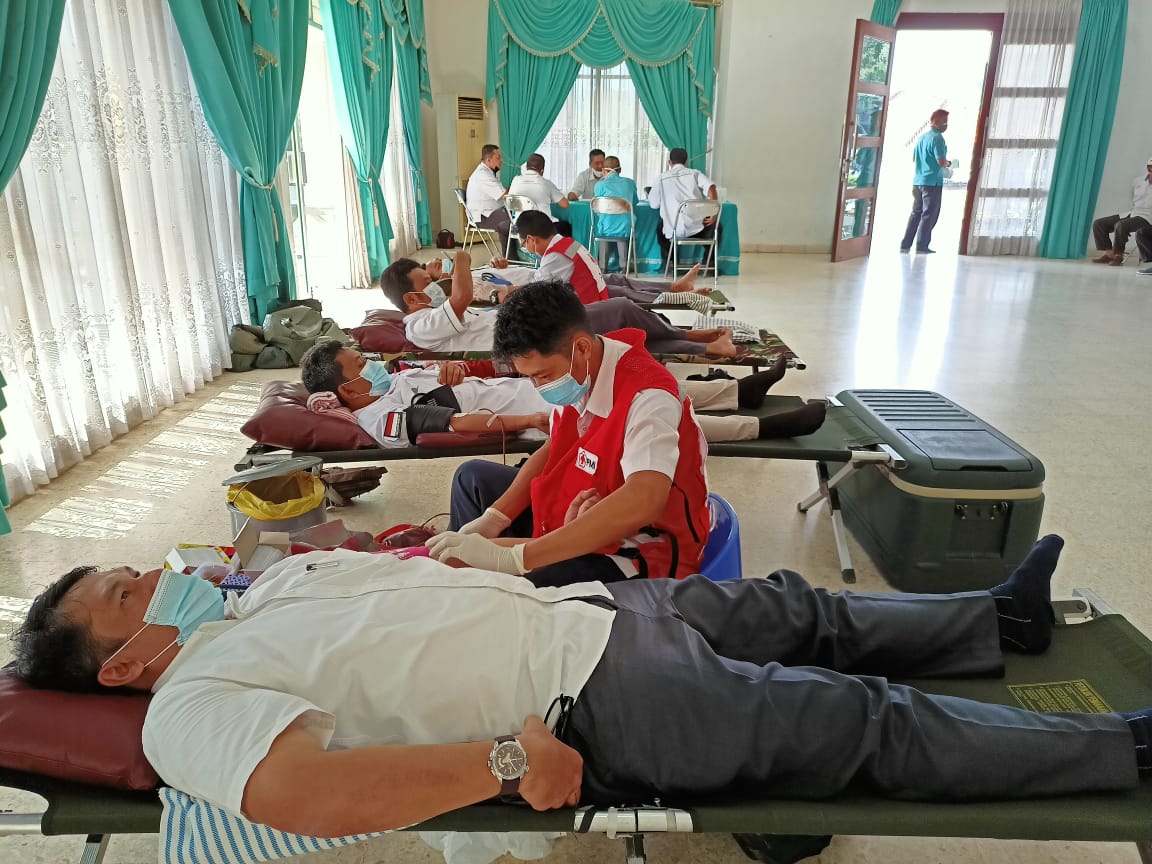 Peringatan HUT Ke-25, PTPN VII Gelar Kegiatan Donor Darah