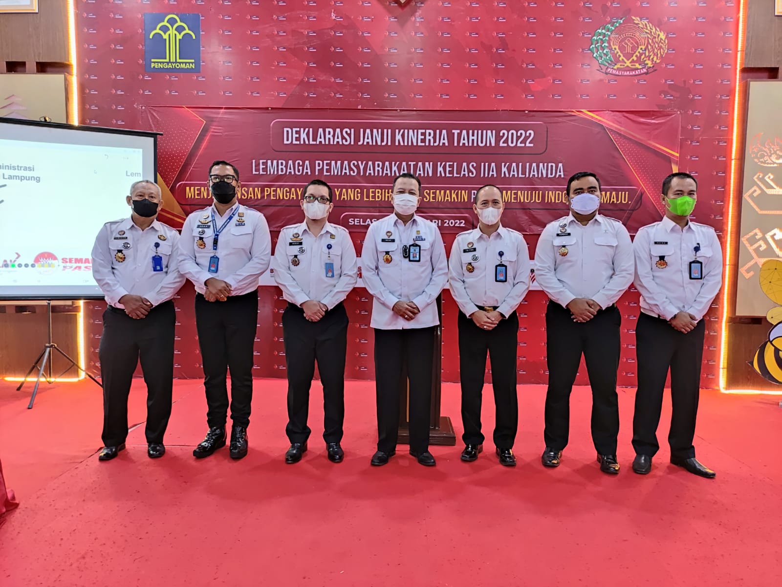 Deklarasi Janji Kinerja, Kadivmin: Lapas Kalianda Berjanji Memberikan yang Terbaik