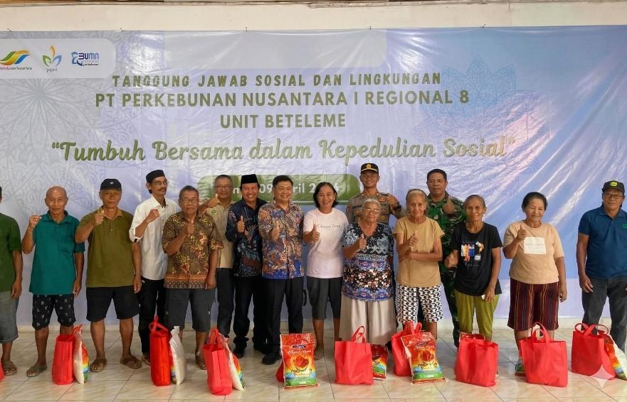 Perkuat Sinergi Sosial, PTPN I Regional 8 Salurkan Bantuan di Morowali Utara