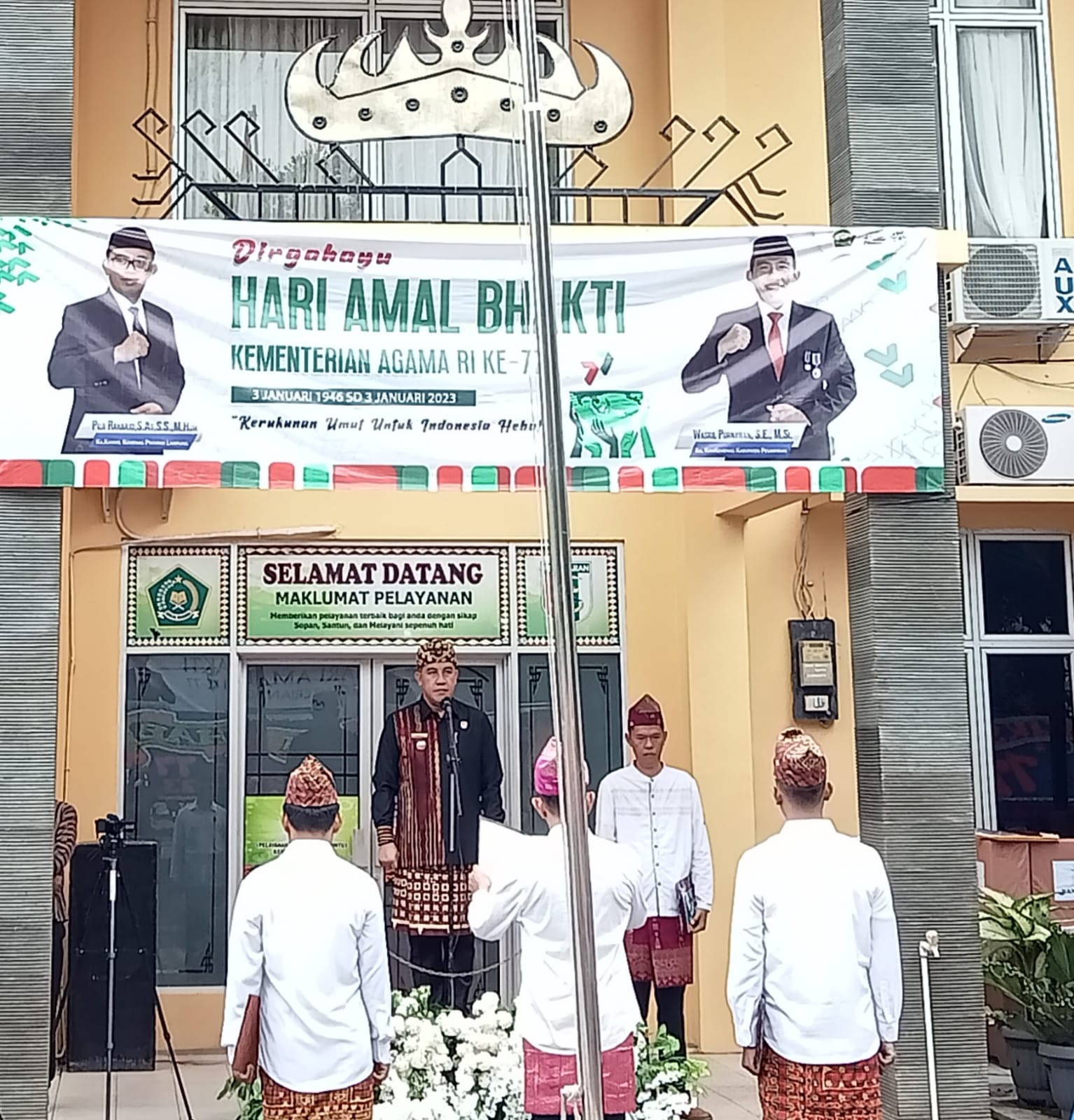 Hadiri HAB Kemenag Ke 77, Ini Pesan Bupati Pesawaran