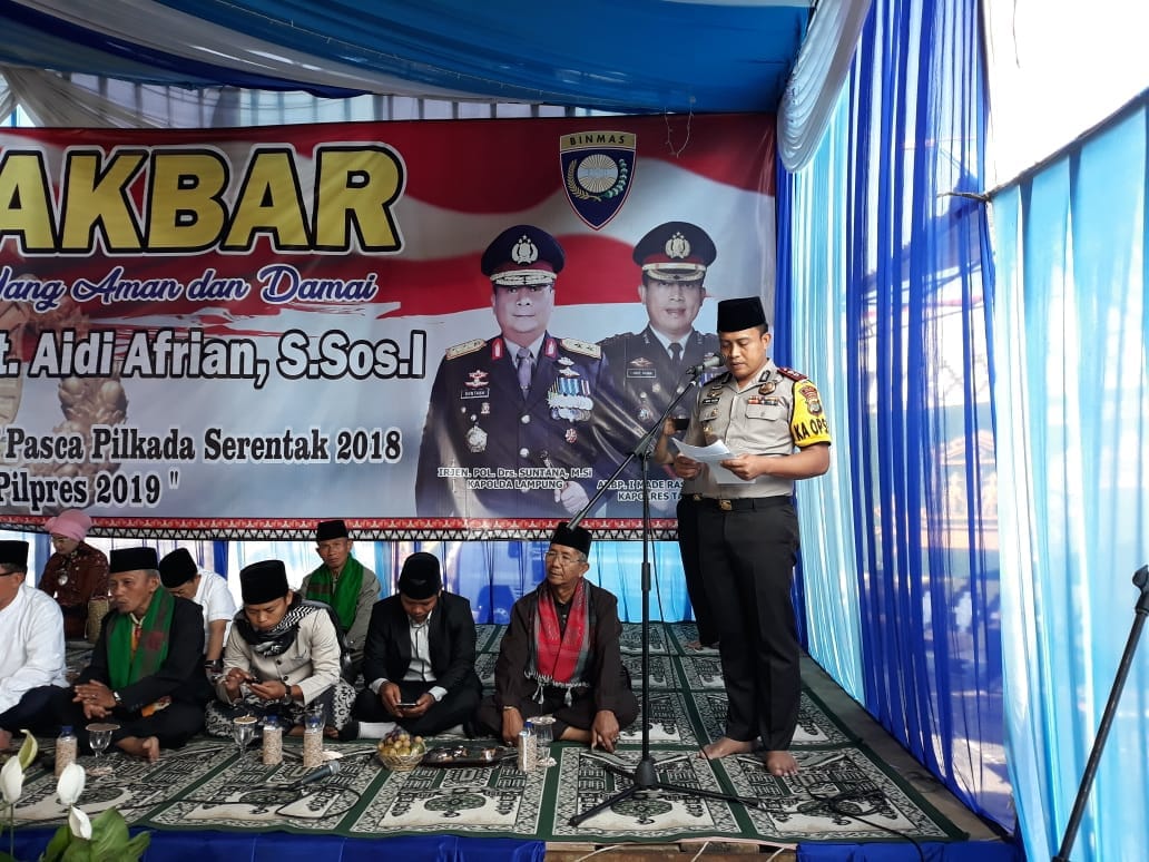 Polres Tanggamus Gelar Tablig Akbar