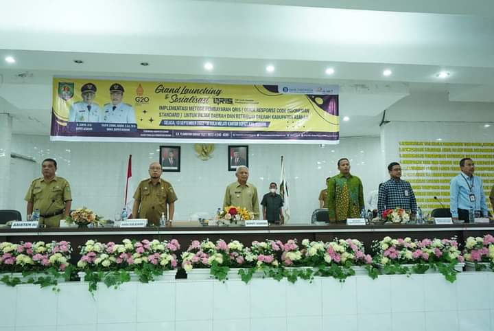 Launcing dan Sosialisasi Implementasi QRIS Pajak Daerah dan Retribusi Daerah Kabupaten Asahan