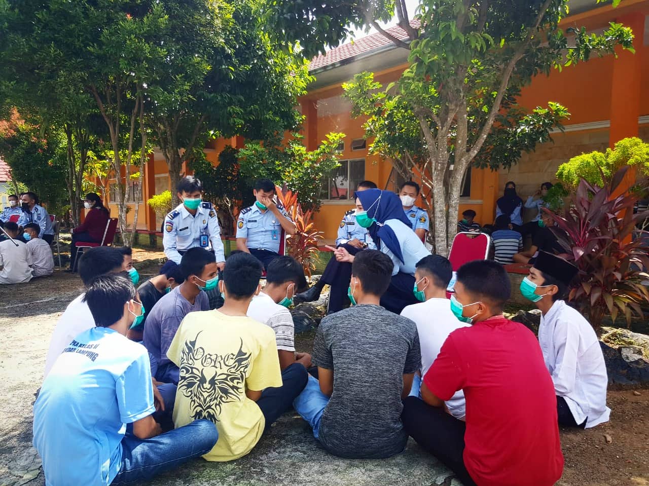 Kadivpas Kanwil Hukum Dan Ham Bersama Tim Psikolog Kunjungi LPKA Klas II Bandar Lampung