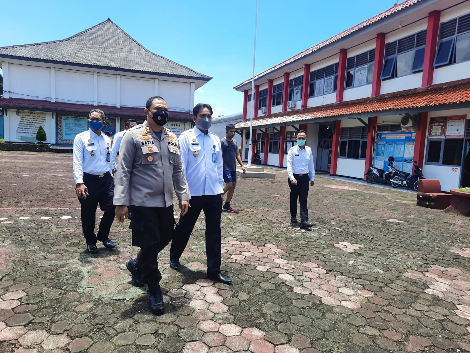 Kapolres Tanggamus Sambangi Lapas Kota Agung dalam Rangka  Silaturahmi dan Jalin Sinergitas.