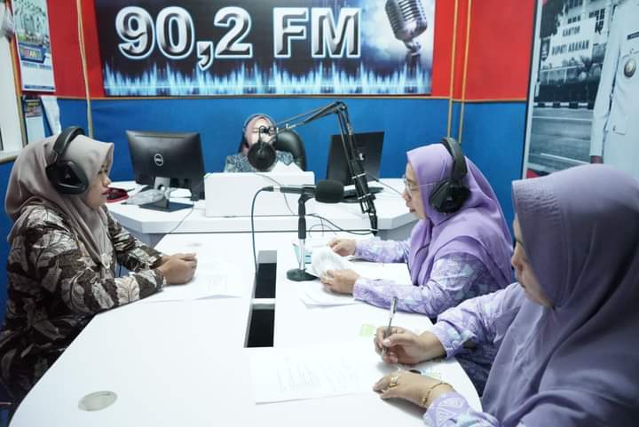 Ketua TP. PKK Kabupaten Asahan Talk Show di LPPL RSPD