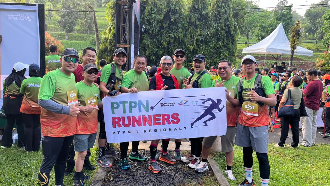 Semangat Kompetitif PTPN I Reg.7 di Banaran Trail Run Semarang