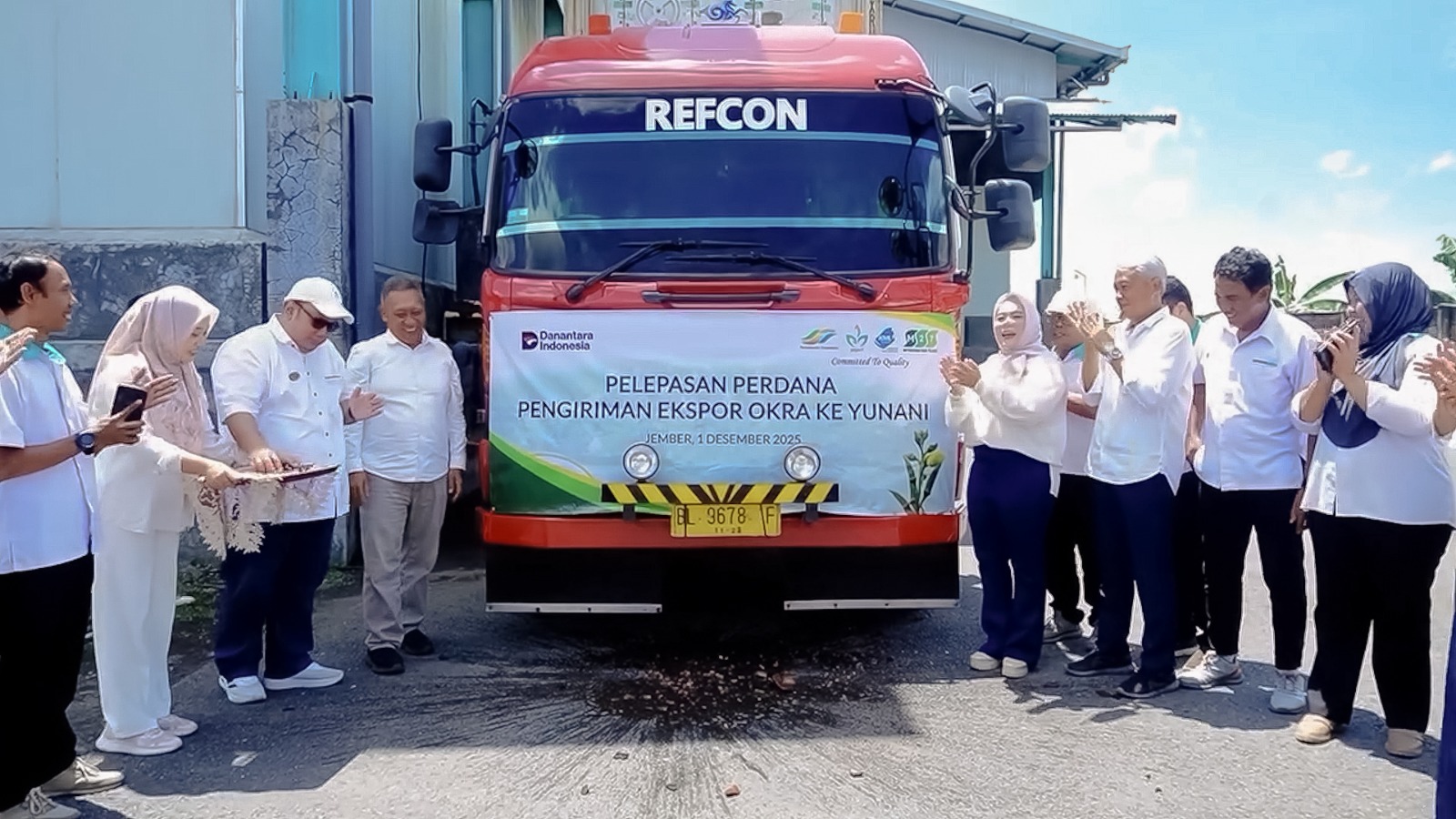 Ekspor Perdana, PTPN I Kirim 80 Ton Okra ke Yunani