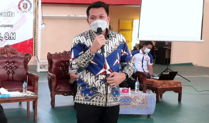 Muhammad Khadafi Azwar Sosper Wawasan Kebangsaan di Lampung Timur