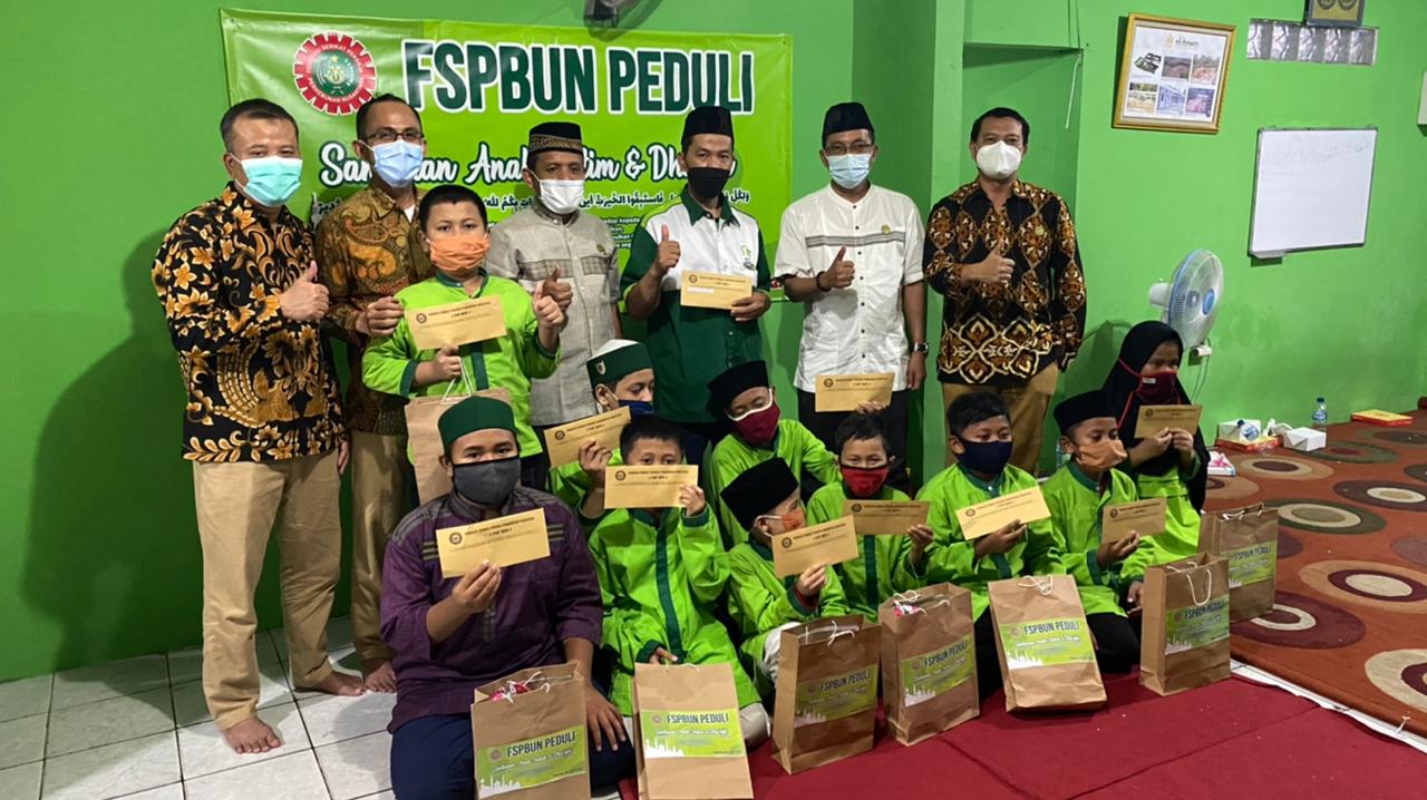 FSPBUN Gelar Buka Bersama dan Beri Santunan Anak Yatim dan Kaum Dhuafa