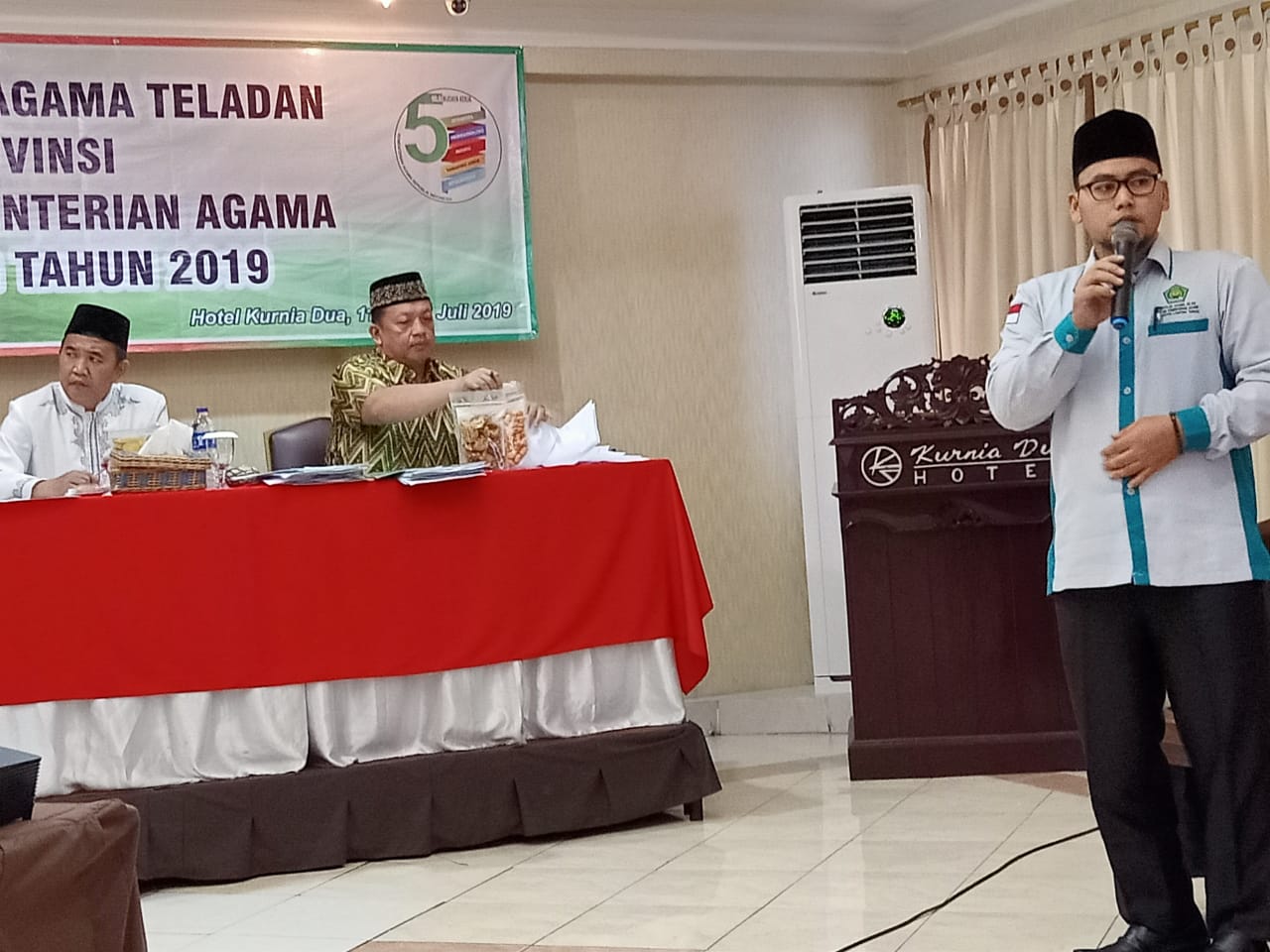 Prov. Lampung Kirim Ustad Heryanto Ikuti Seleksi  PAI Teladan Tingkat Nasional.