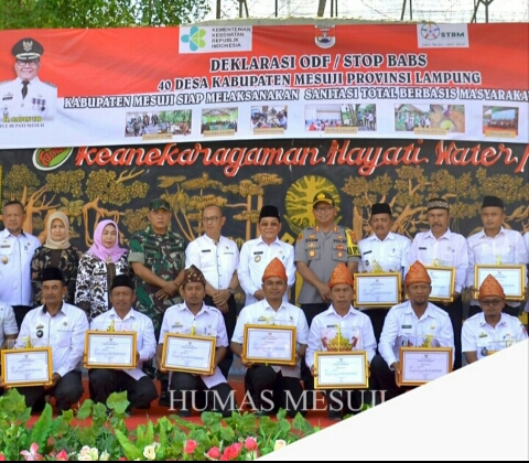 39 Desa di Mesuji Deklarasi Sebagai Desa ODF