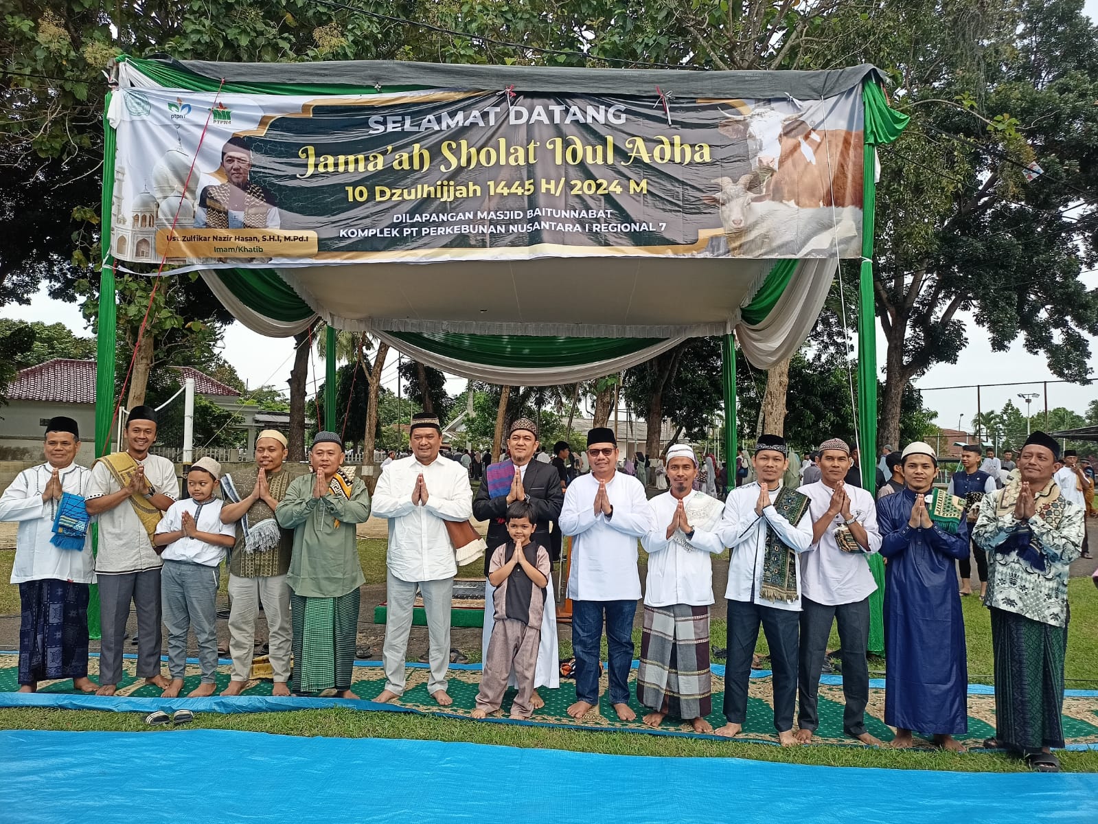 Hari Raya Idul Adha, PTPN I dan KSO PTPN IV Reg.7 Potong Hewan Kurban