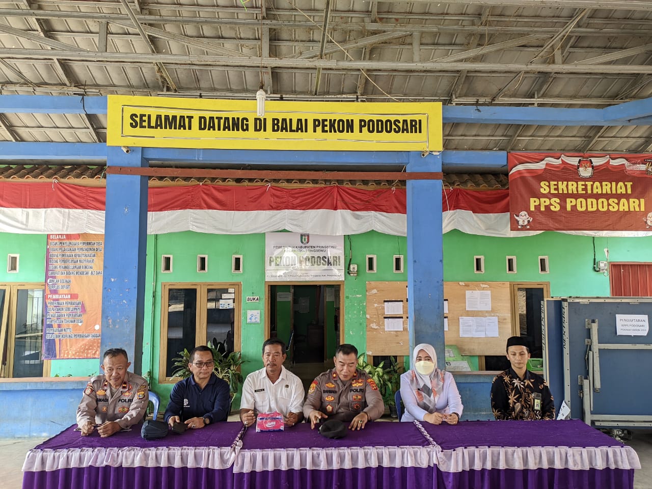 Dinas Kesehatan Monitoring STBM Pilar 2,3 dan 4  di Pekon Podosari